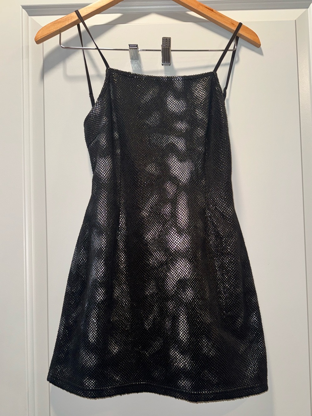 Urban Outfitters Textured Snake Print Mini Dress